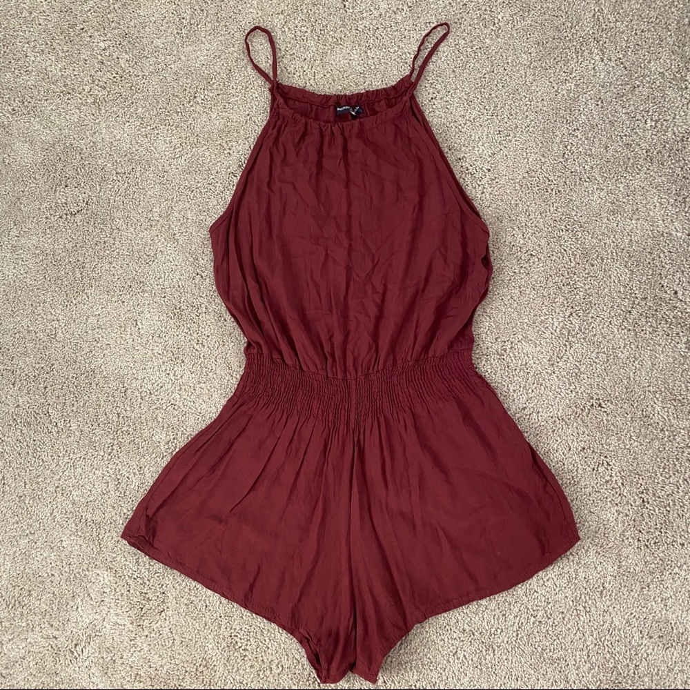 EUC Maroon Brandy Melville Romper